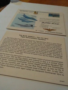 76' USPS stamp FDC Blue Angels Butch Voris signed USN Airlines limited RARE - Picture 1 of 6