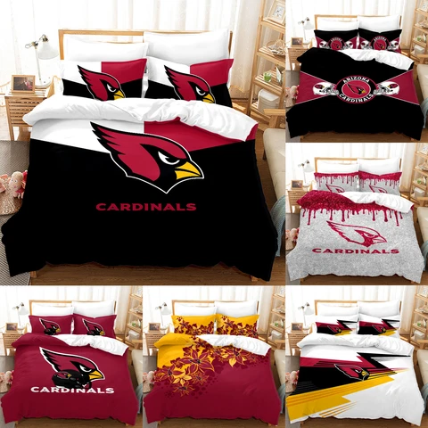 Arizona Cardinals Bedding Sets Cotton Blend Duvet Cover Pillowcase Quilt Cover Cover