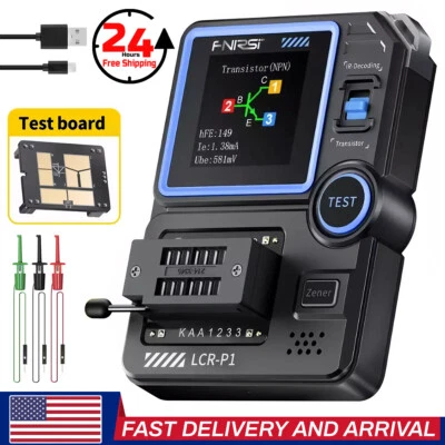 FNIRSI LCR-P1 Transistor Tester Multifunction LCR ESR NPN PNP SMD Test Meter New