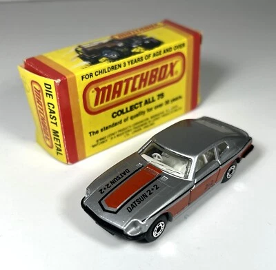 Vintage Matchbox #67 Datsun 260-Z 2+2 Superfast Silver Near Mint with Box - Image 1 of 4