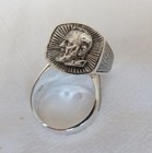  Pater Pio Ring  Silber 925
