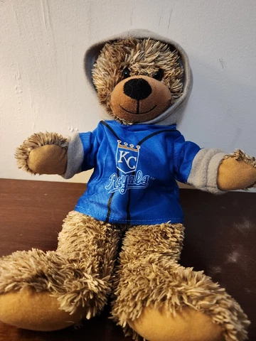 kansas city royals Plush Bear with hoodie Cover