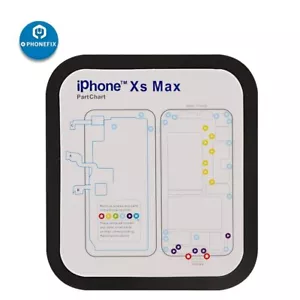 12pcs Part Chart Magnetic Screw Mat Maps for iPhone Repair 6P 6S 7 7P 8 8P X XS - Picture 1 of 6