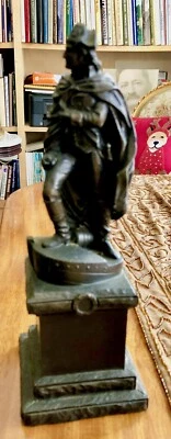 ESTATUA ENCARGADA BRONCE DE MILL HILL DE WASHINGTON CRUZANDO DELAWARE, Tenton Foto 1 de 4