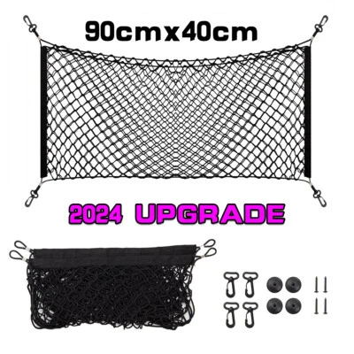 Rear Trunk Envelope Style Mesh Web Cargo Net for DODGE CHALLENGER 2008-2023 New — 第 1/4 张图片