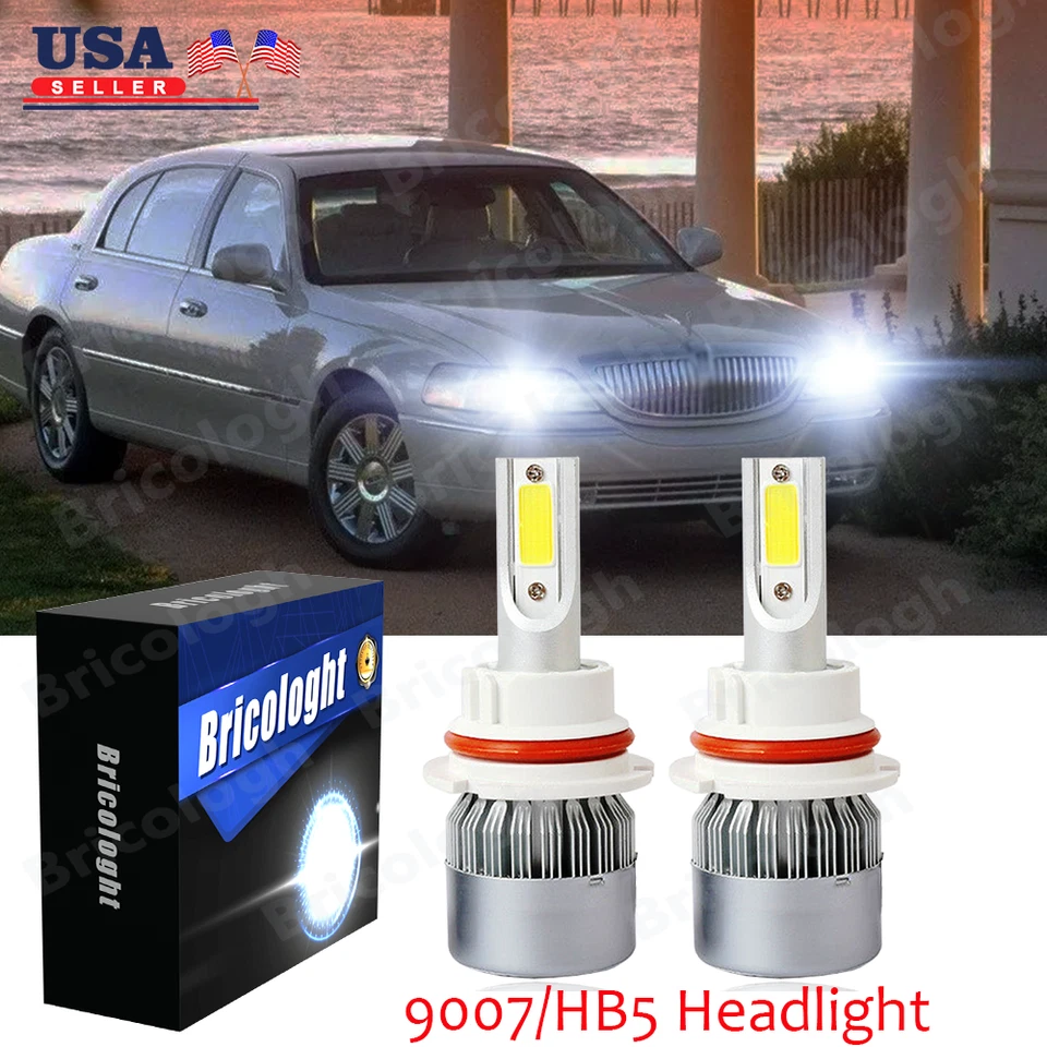 Faro LED 9004 HB5 6000K blanco alto/bajo para LINCOLN Town Car 1990-2002  Foto 1 de 4