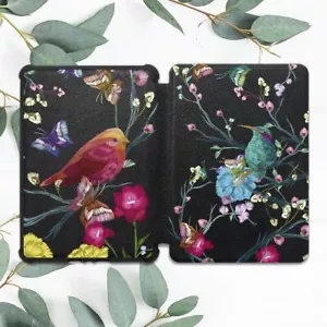 Cute Birds Flowers Butterfly Case For All-new Kindle 10th Gen Kindle Paperwhite - Picture 1 of 3