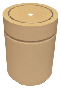 Brunnen Säulen Spa Wellness Polymerstein Zimmer Garten Induktion LED Beleuchtung - Bild 1 von 12