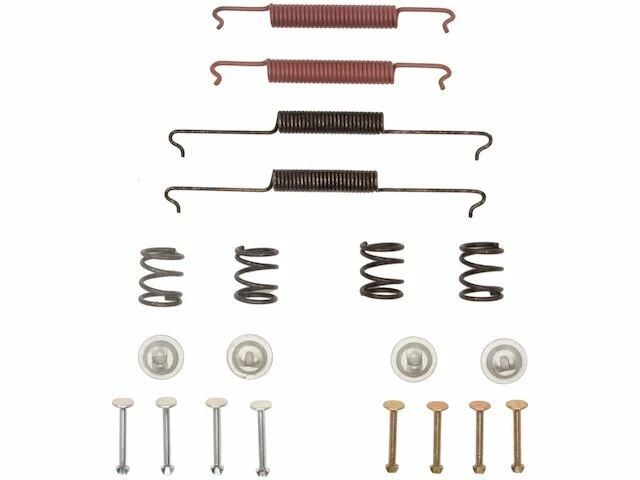 Rear Drum Brake Hardware Kit fits VW Karmann Ghia 1958-1974 37QWJG - Image 1 of 1