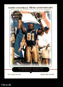 2005 Topps #95 Torry Holt Rams NC St 8 - NM/MT - Picture 1 of 2