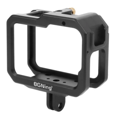 Per GoPro 13 Nero Double Hero Cold Shoe Supporto Protettivo Telaio Fotocamera Alluminio - Immagine 1 di 4