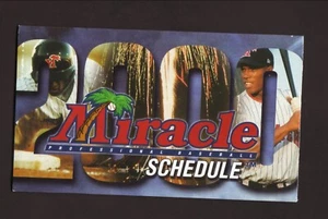 Fort Myers Miracle--2000 Pocket Schedule--Geico--Twins Affiliate - Picture 1 of 2