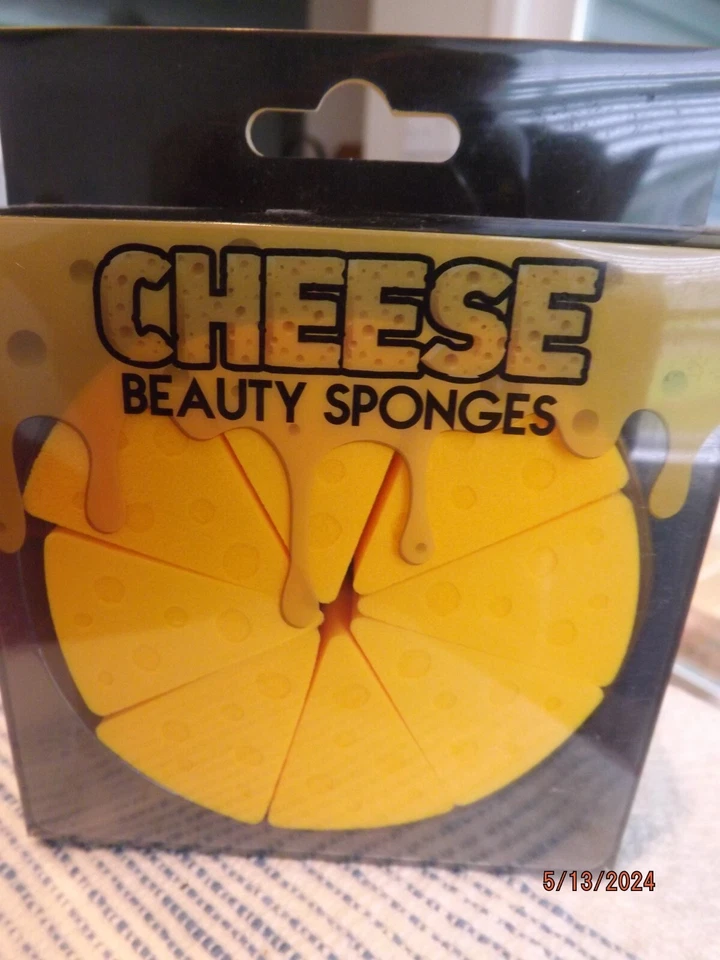 Cheese Wedge Shaped Beauty Sponges--Brand New - Image 1 of 1