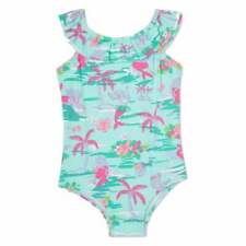 Hatley Girls Swimsuit Tropical Mermaid Ruffle