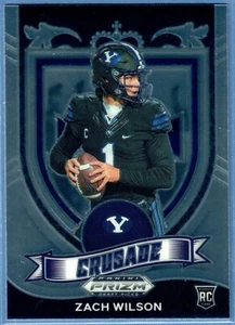 2021 Prizm Draft Picks Zach Wilson Crusade #168 Rookie RC Jets - Imagen 1 de 2