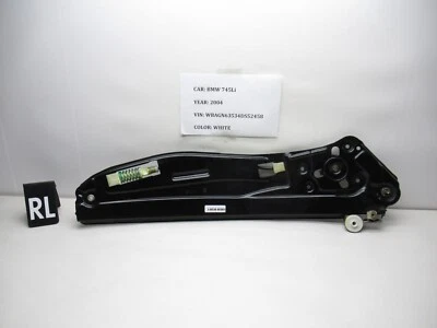 2002-2005 BMW 745Li Rear Left Window Regulator 7138863 OEM - Image 1 of 4