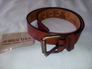 Cintura AVIREX U.S.A in vero cuoio cm.70 - Imagen 1 de 4
