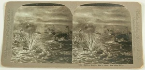 BATTLE OF MANILA HOW DEWEY DID IT MAY 1 1898 STEREOVIEW - Picture 1 of 2