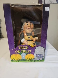 "Bruja de goma activada y rebotante con sonido de 12"" Truco o trato vintage con caja". ¡Funciona! - Imagen 1 de 7