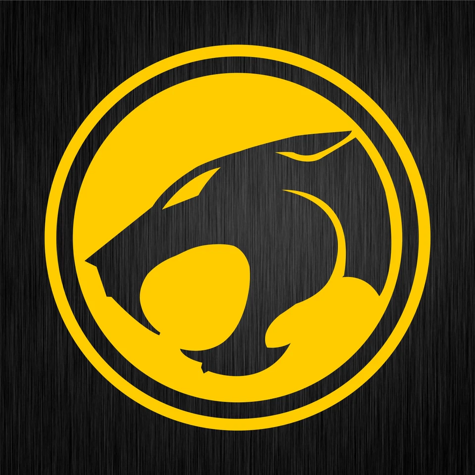 Thundercats Occhio Di Thundera Cartoon Auto Giallo Vinile Decalcomania Adesivo - Immagine 1 di 1