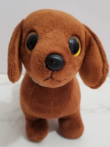 Ty Beanie Baby Frank Mini bassotto cane viennese rosso liscio 2015 collare a pois 8" - Foto 1 di 9