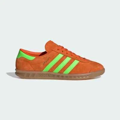 Adidas Originals Hamburg Orange Solar Green Womans 5-13Size IH5460 Expeditedship - Image 1 of 4