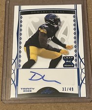 2022 Leaf Trinity Blue #BADL2 Demarvin Leal /49 Auto Autograph RC Rookie