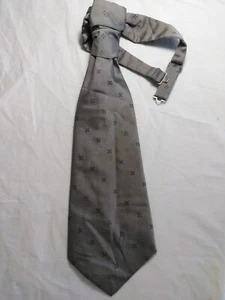 100% SILK CERIMONIA TIE ASCOT SCARF SETA NECKTIE MADE ITALY (A235) - Picture 1 of 3