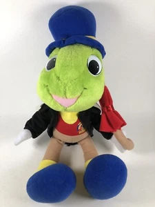 Mattel Plush Jiminy Cricket Pinocchio Disney Vintage 1992 15” Stuffed Animal Toy - Picture 1 of 15