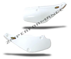 NEW HONDA XR 80 88 - 00 WHITE PLASTIC MOTORCYCLE SIDE PANELS GUARD - Picture 1 of 1