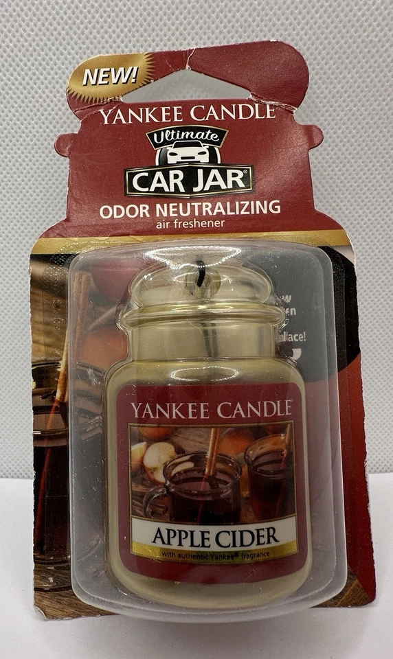 Yankee Candle Apple Cider Ultimate Car Jar Air Freshener - Image 1 of 1