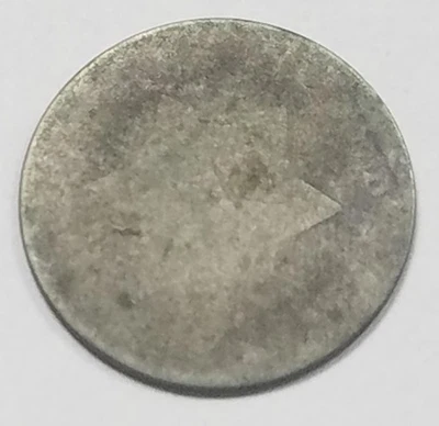 ND Silver 3 Cent Silver Piece | Silver | New Orleans | Circulated - Image 1 of 3