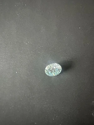 Ice blue Moissanite Gemstone 1.0 CT 6.5mm  loose stone - Image 1 of 3