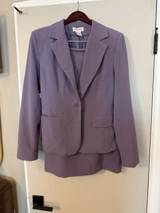JG Hook Lavender 3-piece Suit jacket Skirt And Slacks SZ 10T - Picture 1 of 14