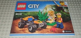 Instructions ONLY Building Instructions Instruction for Set: Lego City 60156 Jungle Buggy