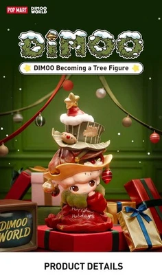 Hot Dimoo Becoming A Tree Figure Cute Toy Gift 13cm Authentic - Image 1 of 4
