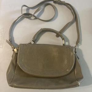 ANTIK KRAFT Olivgrün Vegan Leder Umhängetasche Handtasche Schultertasche - Bild 1 von 14