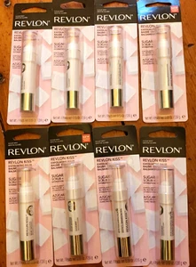 New Lot 8 Revlon Kiss Exfoliating & Hydrating Sugar Scrub Lip Balm Mint 111 - Picture 1 of 4