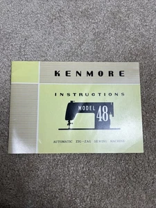 Máquina de coser automática en zig-zag Kenmore modelo 48 de colección manual de instrucciones - Imagen 1 de 3