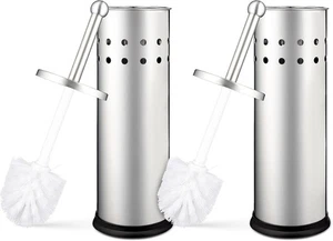 Modern Toilet Brush & Holder Set, Bathroom Bowl Scrubber with Holder - Picture 1 of 7