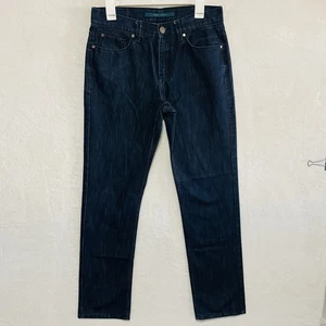 Jeans para hombre PERRY ELLIS azul talla 30 x 32 pierna recta calce ajustado jean de mezclilla - Imagen 1 de 11