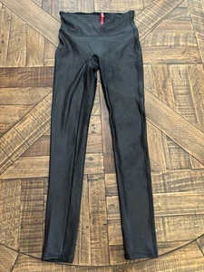 Spanx 2437 Women's Leggings Size Small Petite Black Pre-Owned 330 - Picture 1 of 12