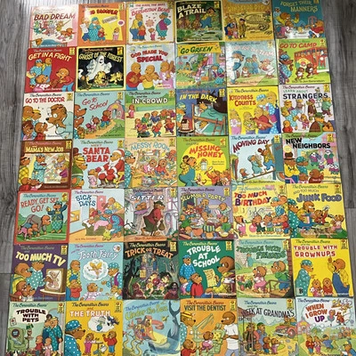 The Berenstain Bears Lot of 42 First Time Books/Living Lights PB Stan Jan Mike - Image 1 of 4