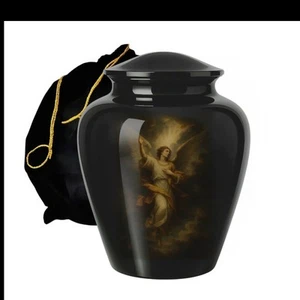 cremation burial urns adult human large upto 220 lbs with premium velvet bag - Picture 1 of 5