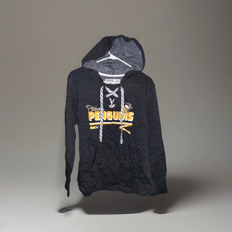 (XL Mujer) NHL Pittsburgh Penguins CCM Moda Sudadera con Capucha Chaqueta  Foto 1 de 1