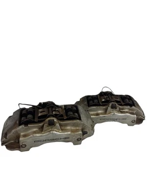 04-10 Porsche Cayenne VW Touareg Brembo 18Z LH RH Pinza de freno delantera y pastillas OEM Foto 1 de 4
