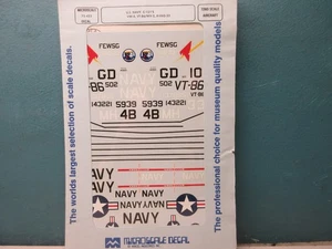 Microscale Decal 1/72 U.S.Navy C-121s #72-423 Vintage - Bild 1 von 1