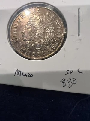 1968 MÉXICO 50 CENTAVOS - Item 880 - Imagem 1 de 2