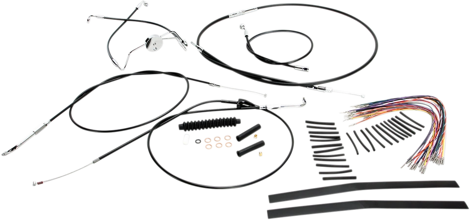 Kit de instalação de guidão Magnum 489282 XR 96-06 Harley-Davidson Road King FLHR - Imagem 1 de 1