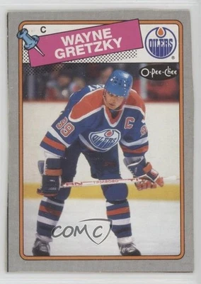 1988-89 O-Pee-Chee Box Bottoms Wayne Gretzky #B HOF - Image 1 of 2